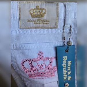 Victoria Beckham for Rock & Republic White Jeans